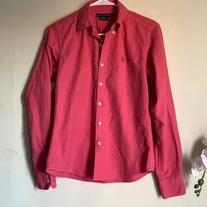 Ralph Lauren Classic Fit Pink Oxford Shirt